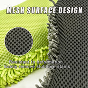 Chenille Microfiber Car Wash Sponges - 2-Pack, 23 x 13 cm