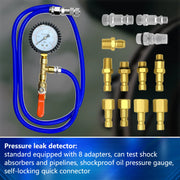 Universal Air Suspension Shock Leak Tester Kit with Pressure Gauge
