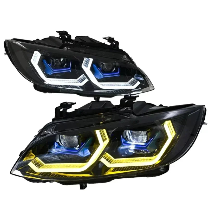 LED Headlight Assembly Set for 2006–2013 BMW E92