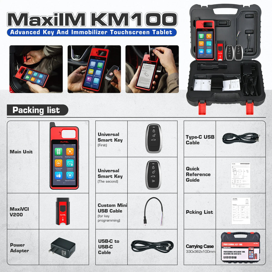 Autel MaxiIM KM100 Universal Smart Key Programmer and Key Generator