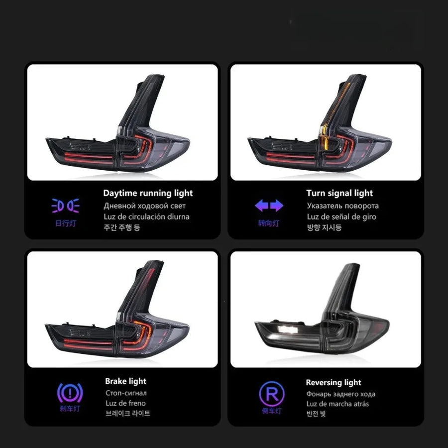 LED Tail Light Assembly Set for 2017, 2022 Honda