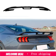 Dark Horse-Style Gloss Black Trunk Spoiler for 2024–2025 Ford Mustang