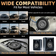 3.5-Inch 300W Coaxial Car Speakers