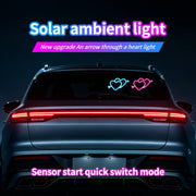 Solar-Powered RGB Car Window Ambient Light