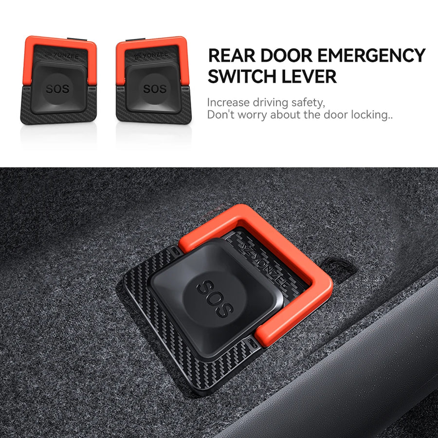 Emergency Rear Door Release Handle for Tesla Model 3/Y