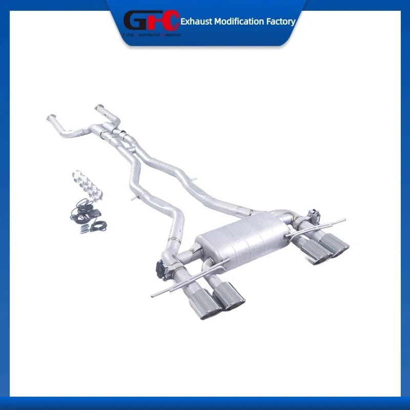 304 Stainless Steel Catback Valvetronic Exhaust System for BMW M2 M3 M4 3.0T 2021-2024