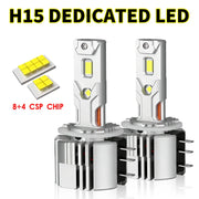 2-Piece H15 LED Headlight Bulb – 6000K, CANBUS