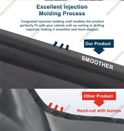 Wavy-Style Window Visors for 2012–2015 Honda Civic Sedan – 4 Pieces
