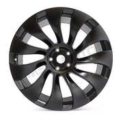 21 × 10.5 in Matte Black Rear Wheel for 2020–2024 Tesla Model Y