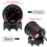 52mm Oil Pressure, Water Temperature, Oil Temperature and More Automotive Gauge