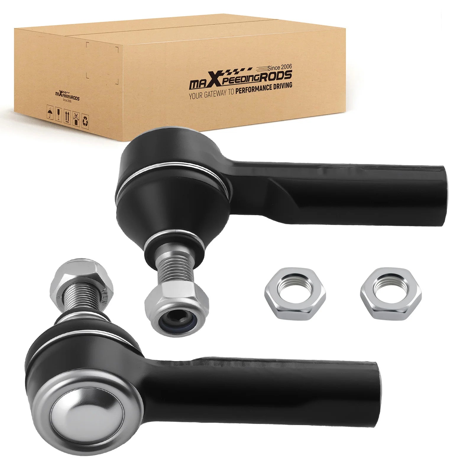 Front Outer Tie Rod End Set for Nissan Maxima/Altima & Infiniti I30/I35 1995-2008