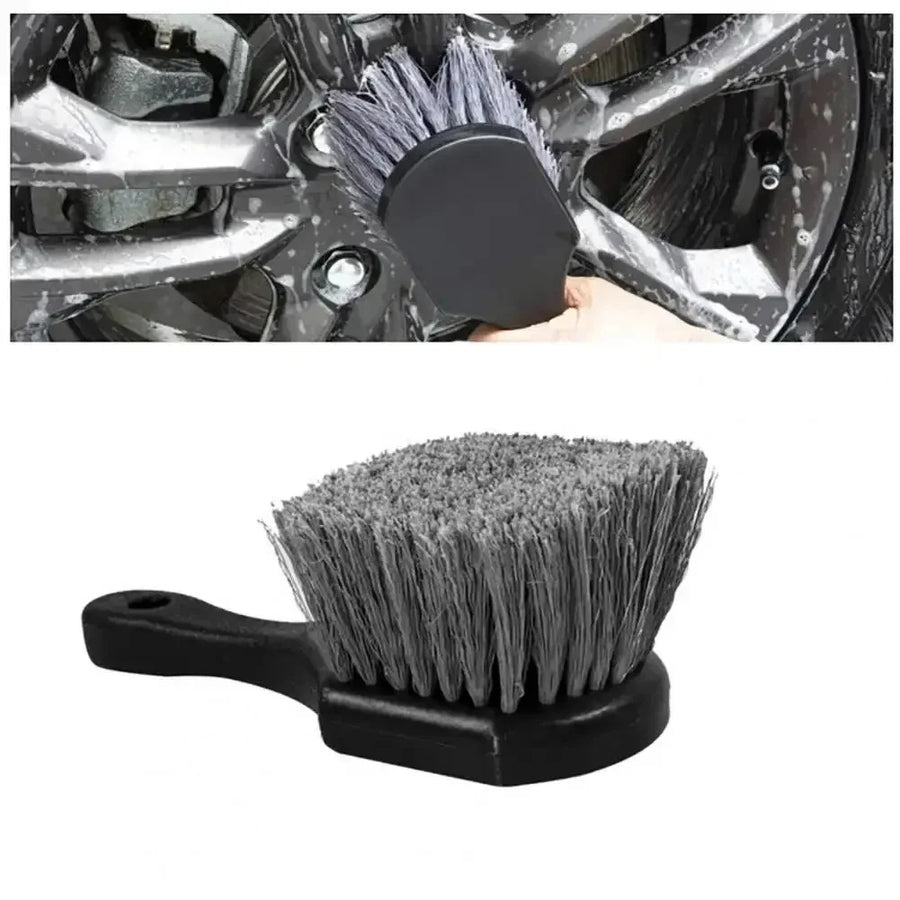 Short-Handle Wheel and Tire Scrub Brush