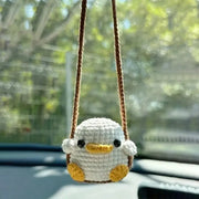 Crochet Animal Rearview Mirror Hanging Ornament