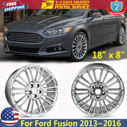 18x8 Light Hyper Silver Replacement Wheel Rim for Ford Fusion 2013-2016