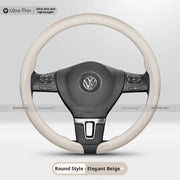 Perforated Steering Wheel Cover for Volkswagen VW Golf Tiguan Polo T-Roc T-Cross ID.3 ID.4