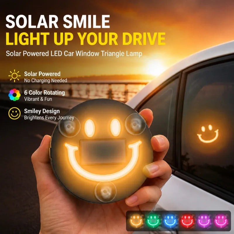 Solar-Powered RGB Car Window Ambient Light