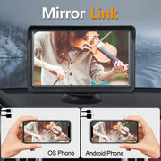 7-Inch Portable Wireless CarPlay and Android Auto Display