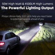 H4/H7/H11/9005/9006/9012 LED Headlight Bulb – 6500K