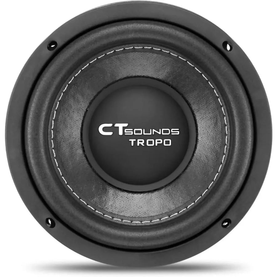 TROPO 6.5-Inch 400W Max Dual 2-Ohm Car Subwoofer