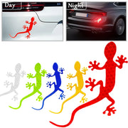 Reflective Gecko Vehicle Decal – Single, Pair or 5-Pack