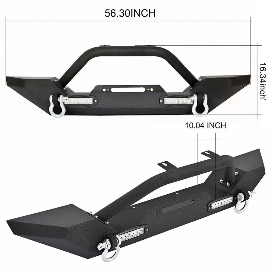 Front Bumper Assembly for 1987–2006 Jeep Wrangler