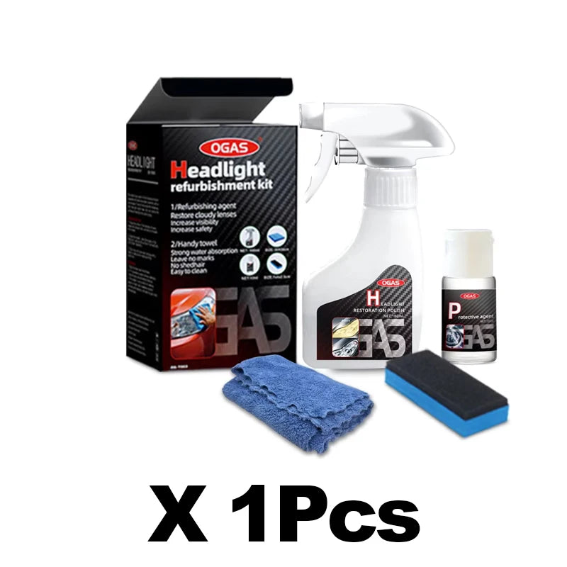 Headlight Lens Restoration Kit – 180 ml