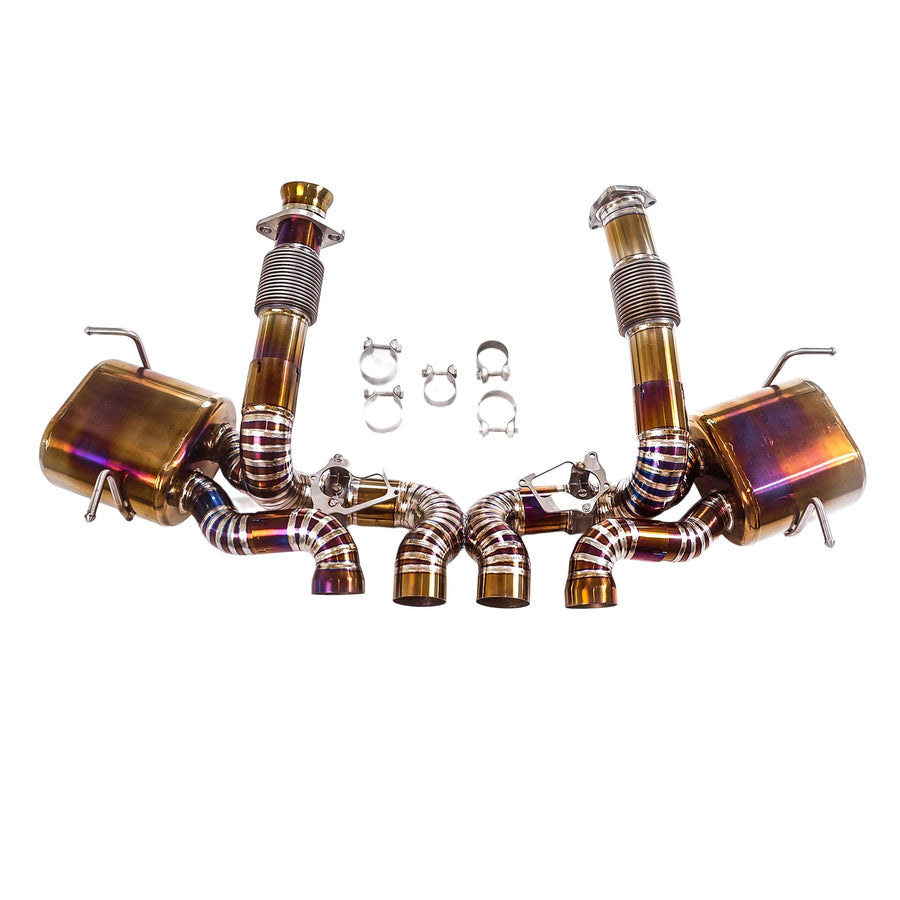 Catback Valvetronic Exhaust System for 2020-2024 Corvette C8 Z06 5.5L NO Cat Downspout+titanium Alloy