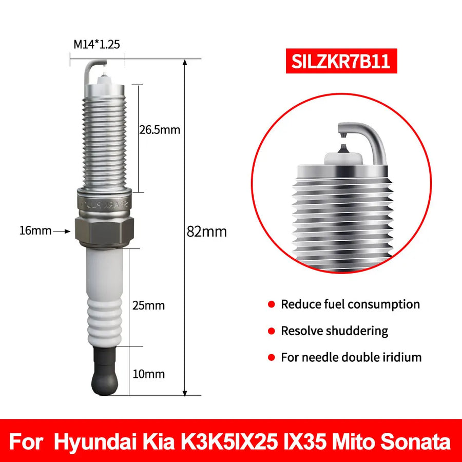 NGK Iridium Spark Plug 1884611070 92315 for Hyundai & Kia & Acura Models