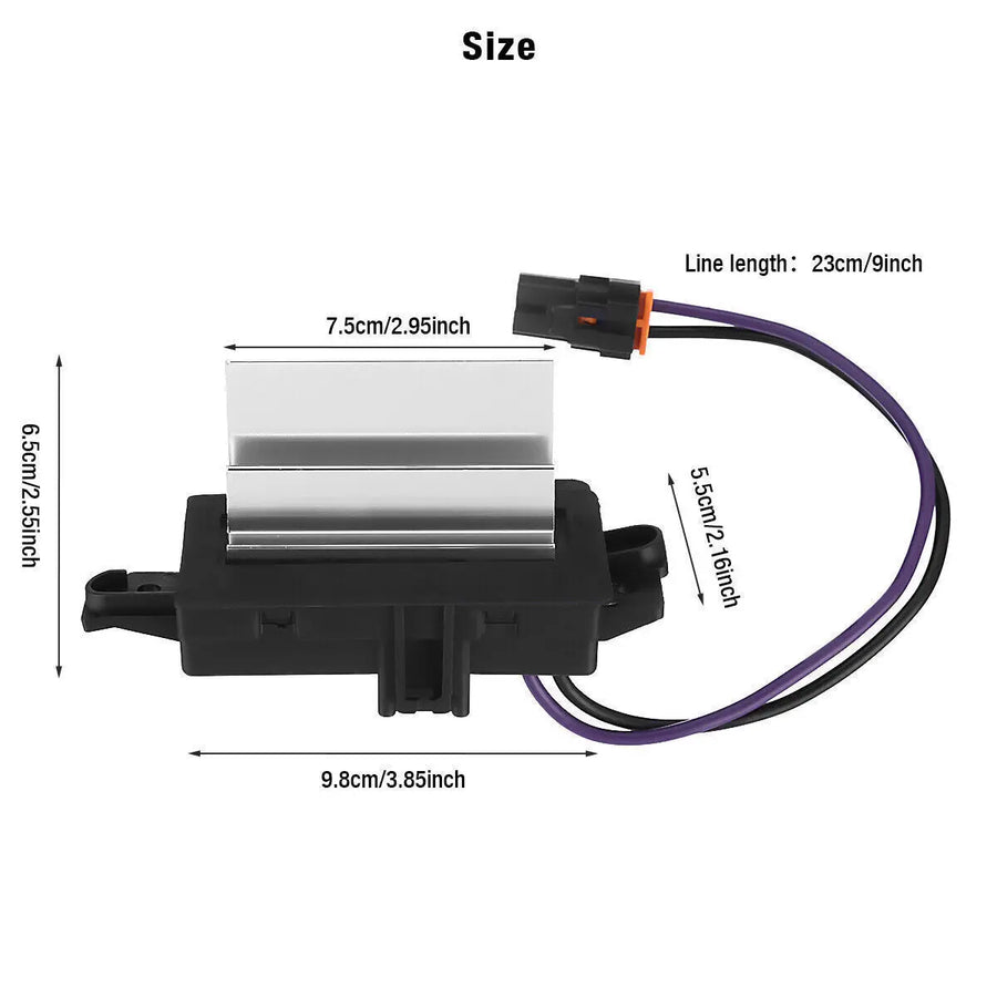 For GMC CHEVROLET UPDATED DESIGN BLOWER RESISTOR REPLACES 4P1516 JA1639 BMR34