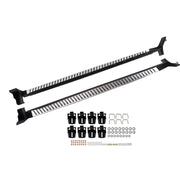Black Running Boards for 2017–2025 Cadillac XT5 – Pair
