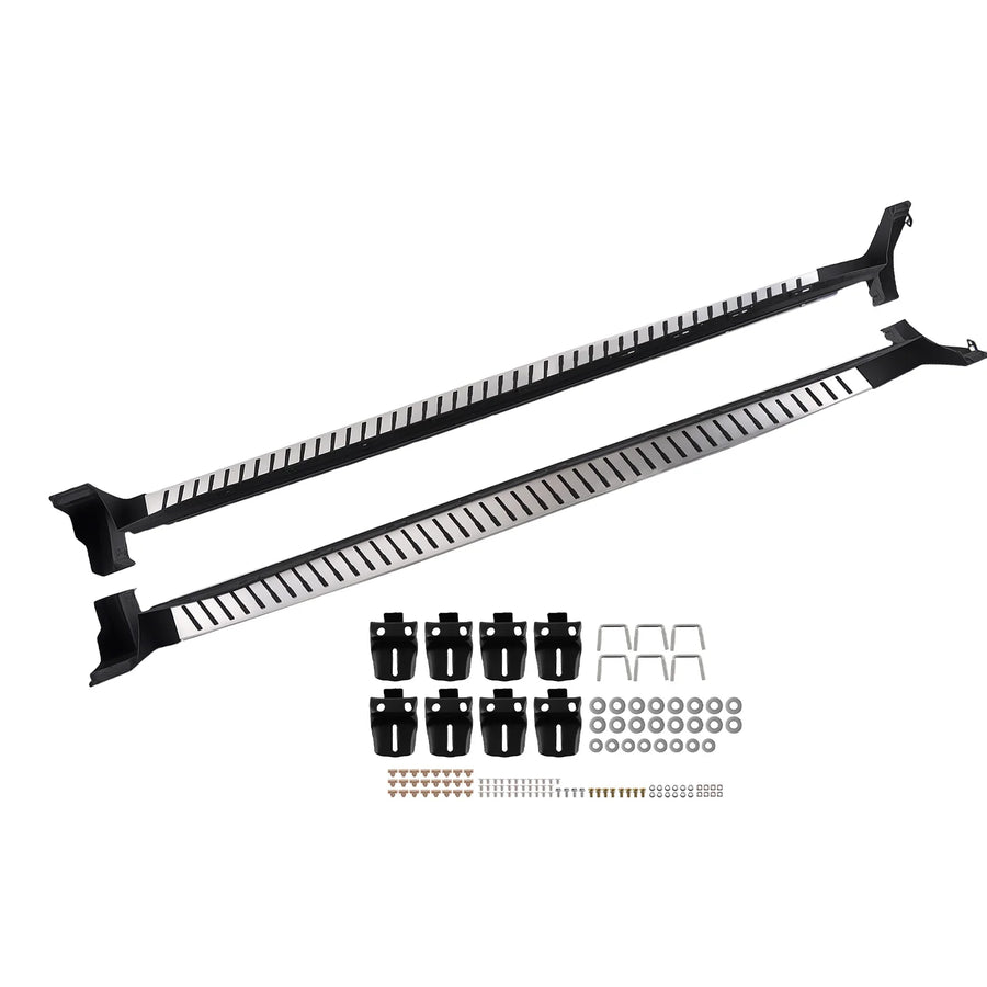 Black Running Boards for 2017–2025 Cadillac XT5 – Pair
