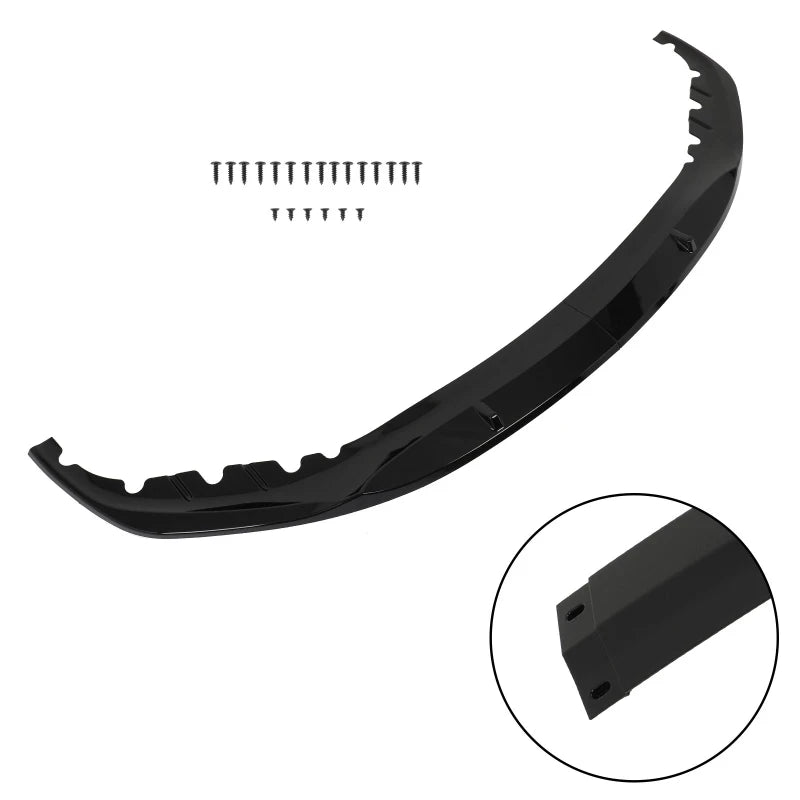 BMW 5 Series G30 M Sport Gloss-Black Front Bumper Lip – 2017–2020