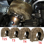 Fiberglass Turbocharger Heat Shield Blanket for T2–T6 Turbos