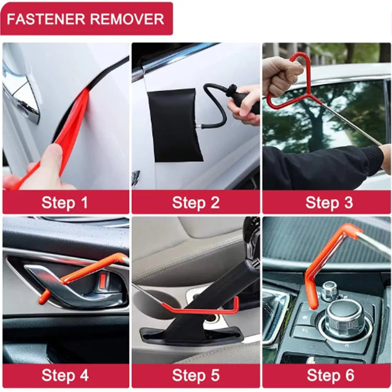 Automotive Air Wedge and Long-Reach Lockout Tool Kit