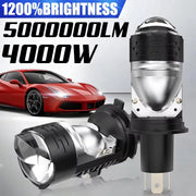 1-Piece or 2-Piece H4 LED Headlight Bulb – 6500K, CANBUS, Projector-Compatible