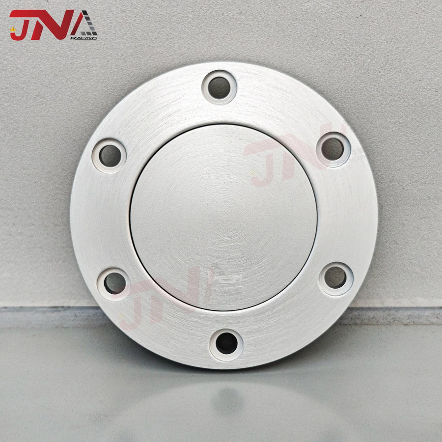 Universal Horn Button Chrome Billet Suit Classic Steering Wheel Horn Push Cover 70MM PCD