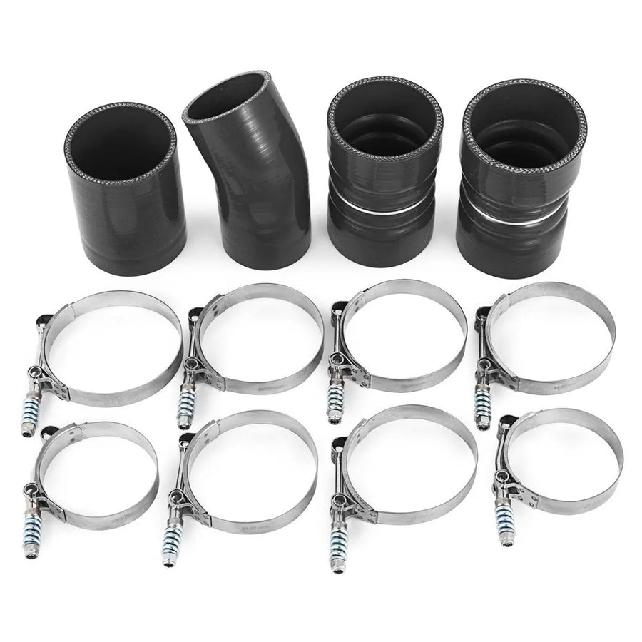 Intercooler Pipe & Boot Kit for 2003-2007 Ford 6.0L Powerstroke Diesel Black for 04-07 Ford F-450 SUPER