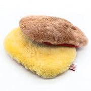 Wool Car Wash Mitt - Purple, Off-White or Brown
