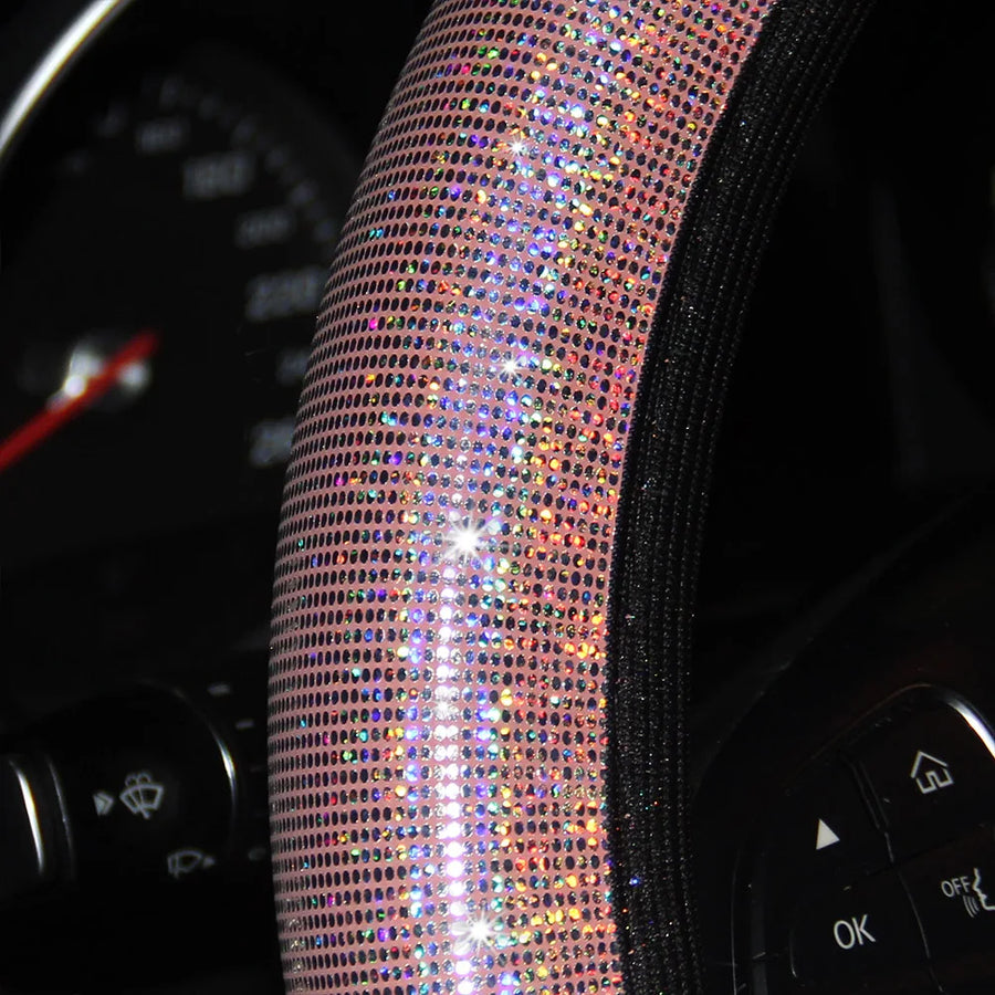 Steering Wheel Cover – PU leather, 15 inch, 15 inch