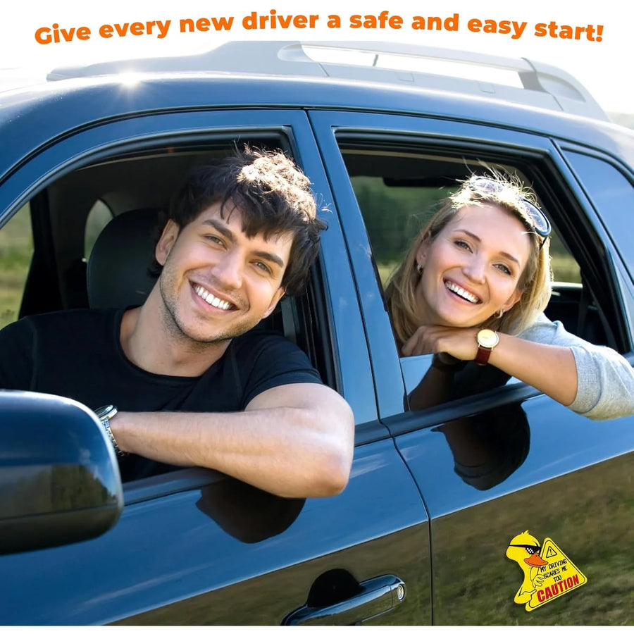 Reflective New Driver Duck Car Magnet – Multiple Designs