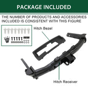Trailer Hitch Receiver Bezel & Plug for 2011–2022 Jeep Grand Cherokee