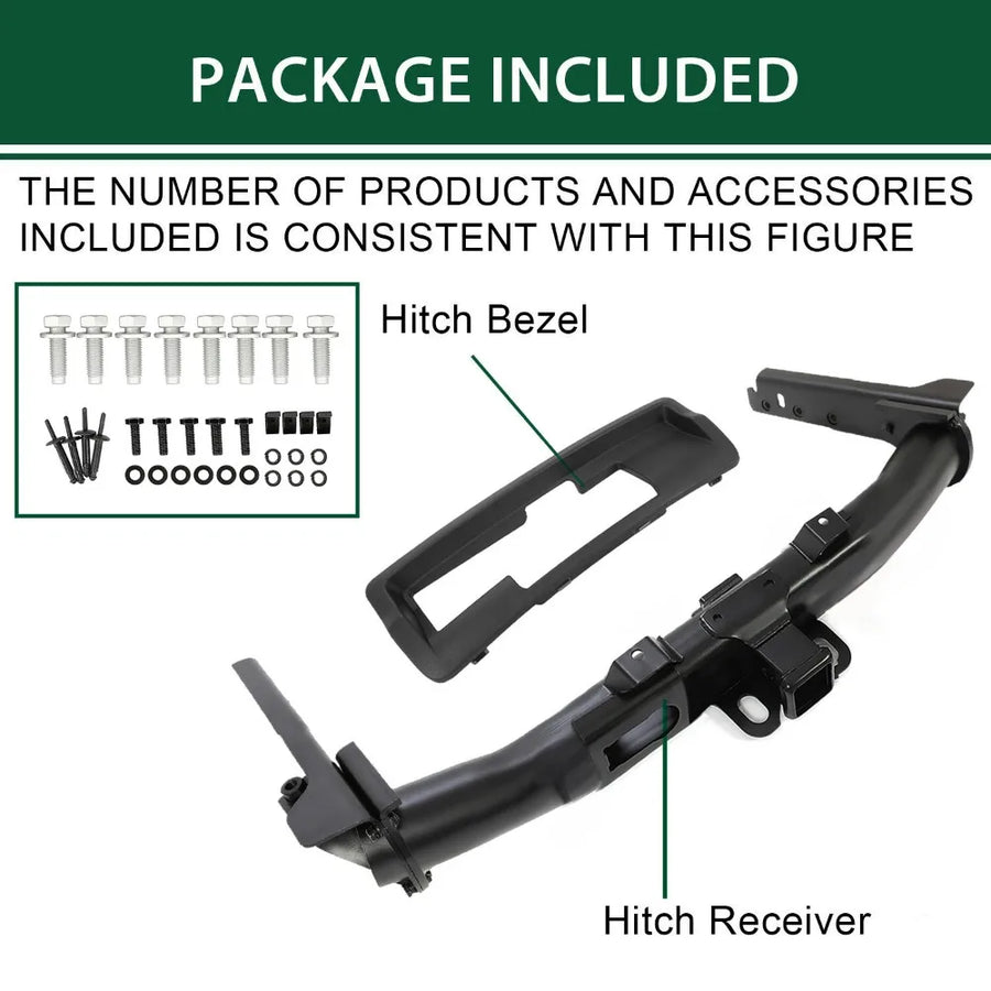 Trailer Hitch Receiver Bezel & Plug for 2011–2022 Jeep Grand Cherokee