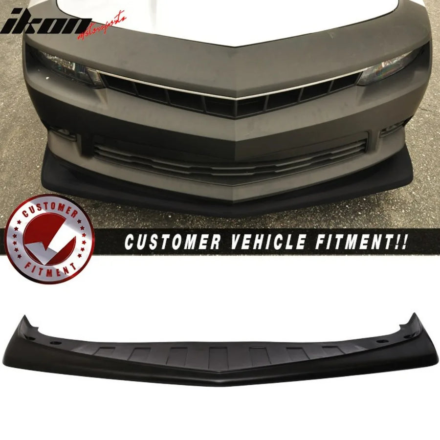 Unpainted Front Bumper Lip & Splitter for 2014–2015 Chevrolet Camaro