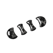 Carbon-Fiber-Style Steering Wheel Ring Trim for Select Audi Models