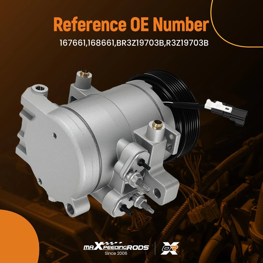 A/C Compressor and Clutch for Ford Mustang 2011-2022 R3z19703b
