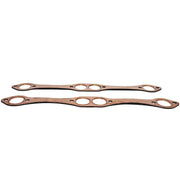 SBC Oval Port Copper Header Exhaust Gaskets for SB Chevrolet 327 305 350 Reusable