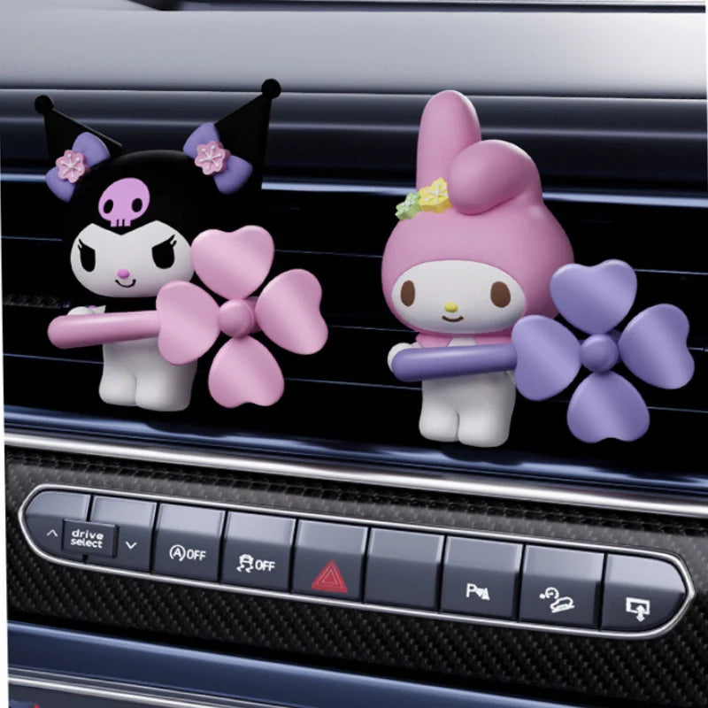 Sanrio Kuromi Car Air Vent Aromatherapy Windmill Ornament