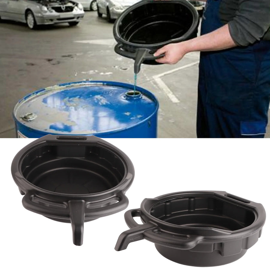 7.5-Liter Portable Oil and Coolant Drain Pan