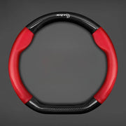 Breathable Nappa Leather Anti-Slip Steering Wheel Cover for Dodge Challenger, Charger, Dart & Ram 1500