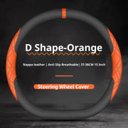 Nappa Steering Wheel Cover for Hyundai Elantra Tucson Creta Santa Fe Sonata Palisade